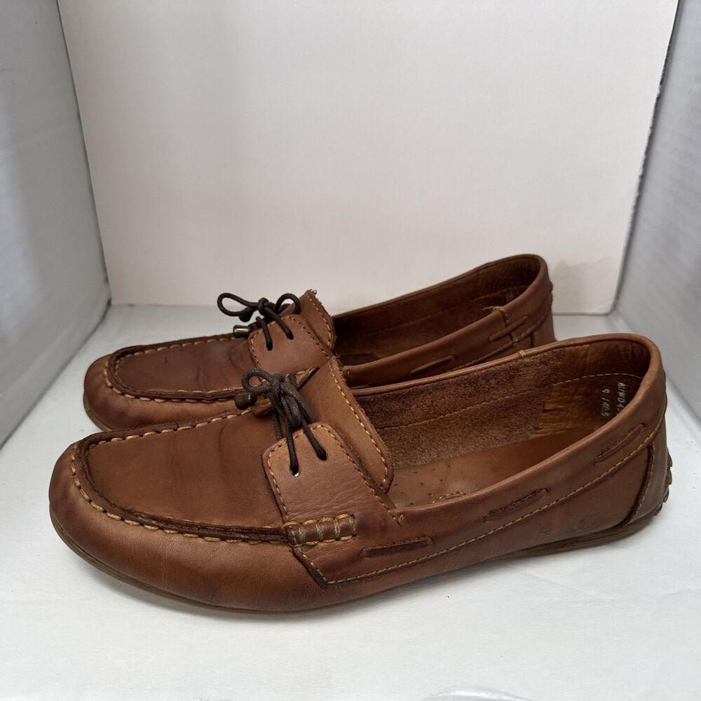 Born Leather Driving Shoes Mocs Loafers Leather Women’s Size 40.5 - 9.5